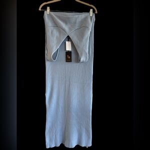 SINCERELY JULE KNITTED TWO PIECES SET in BLUE